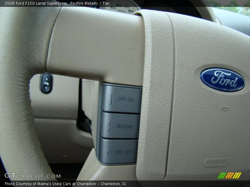 Redfire Metallic / Tan 2008 Ford F150 Lariat SuperCrew