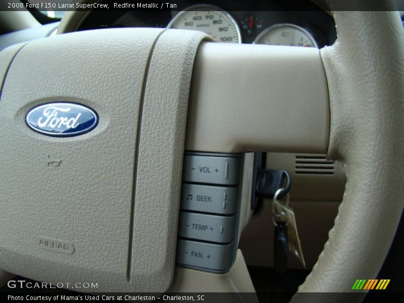 Redfire Metallic / Tan 2008 Ford F150 Lariat SuperCrew