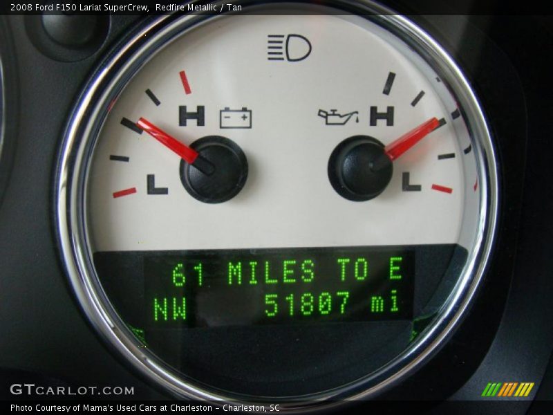 Redfire Metallic / Tan 2008 Ford F150 Lariat SuperCrew