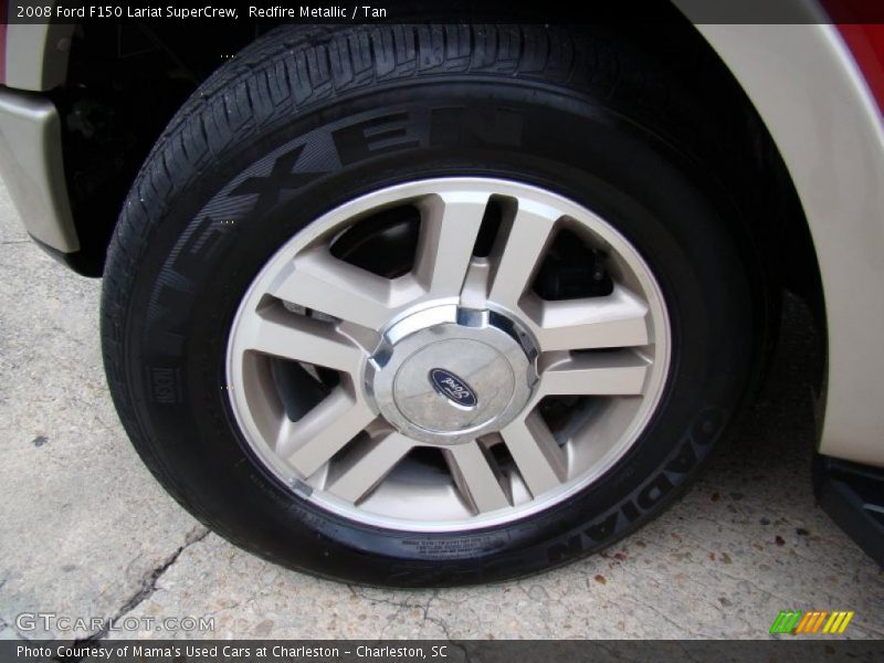 Redfire Metallic / Tan 2008 Ford F150 Lariat SuperCrew