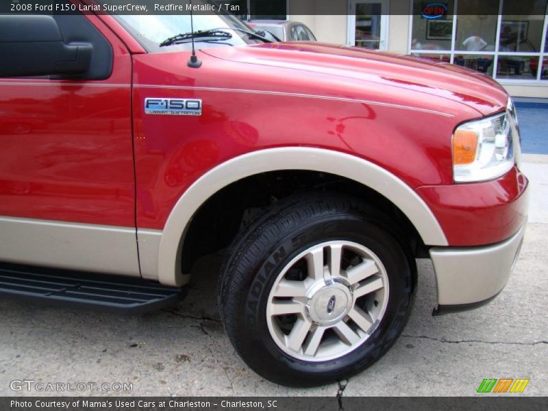 Redfire Metallic / Tan 2008 Ford F150 Lariat SuperCrew