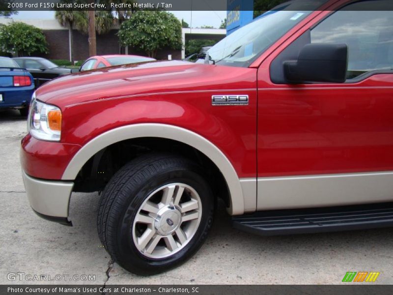 Redfire Metallic / Tan 2008 Ford F150 Lariat SuperCrew