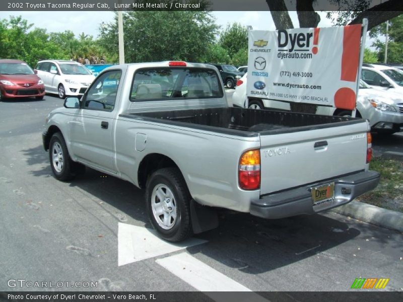 Lunar Mist Metallic / Charcoal 2002 Toyota Tacoma Regular Cab