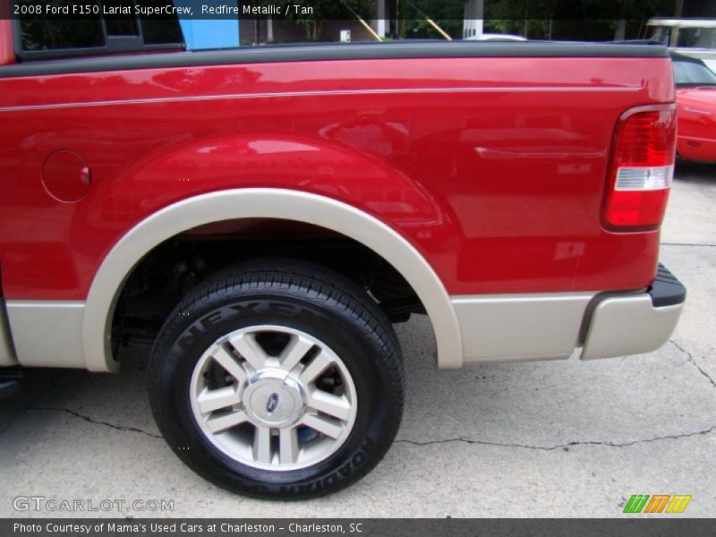 Redfire Metallic / Tan 2008 Ford F150 Lariat SuperCrew