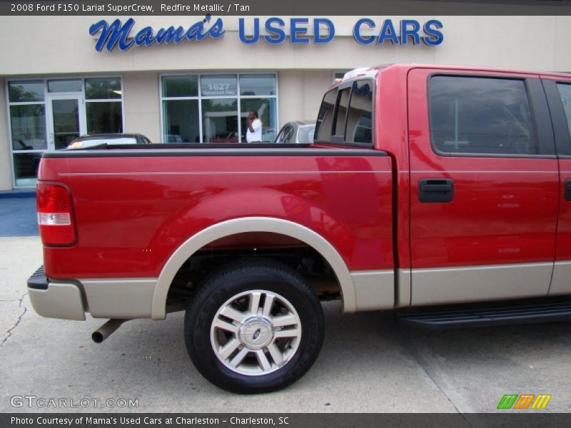 Redfire Metallic / Tan 2008 Ford F150 Lariat SuperCrew