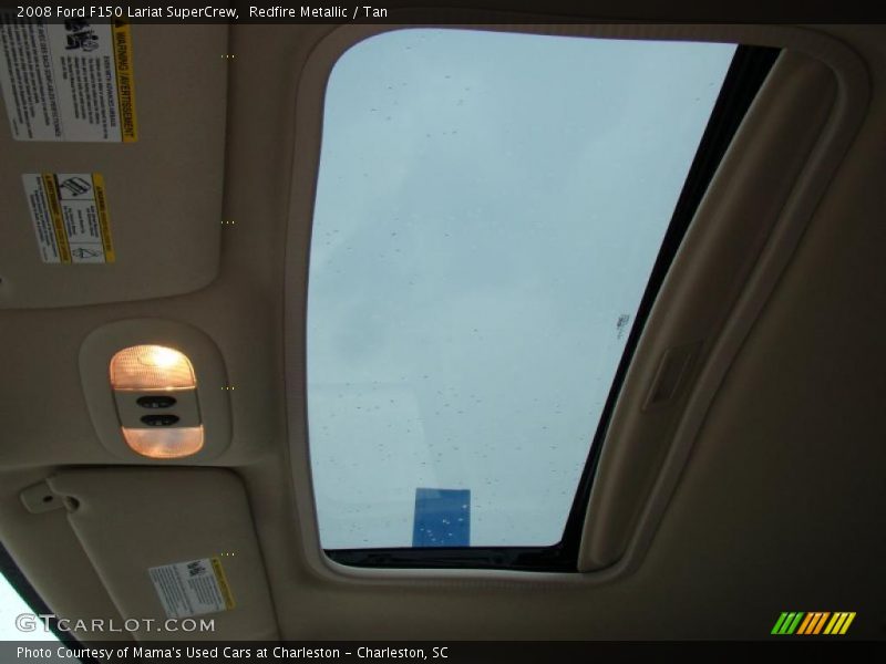 Redfire Metallic / Tan 2008 Ford F150 Lariat SuperCrew