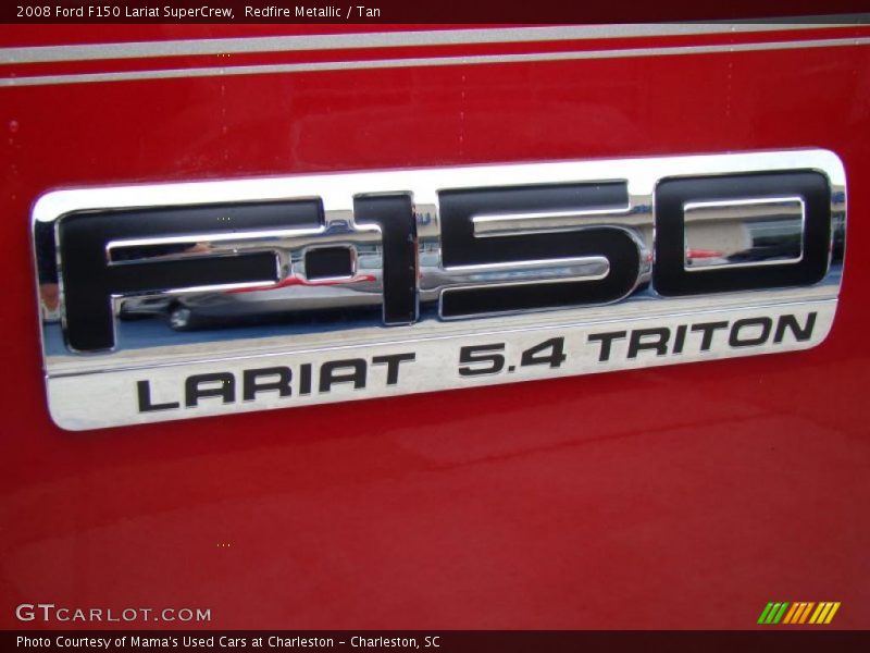 Redfire Metallic / Tan 2008 Ford F150 Lariat SuperCrew