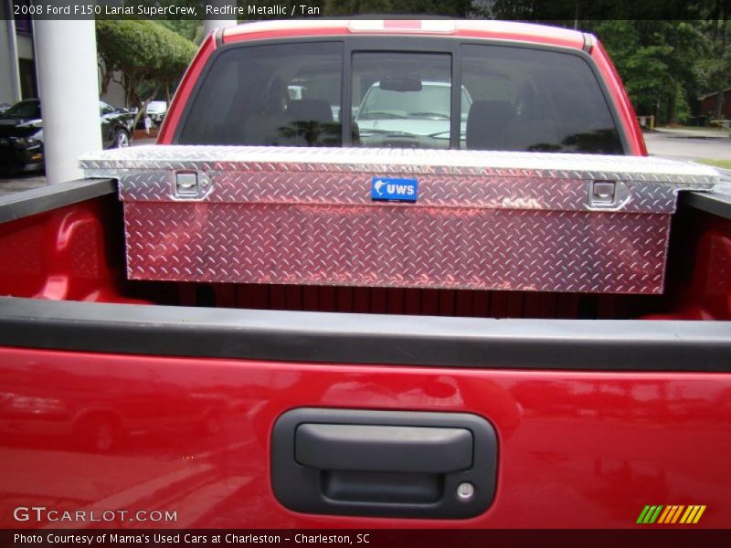 Redfire Metallic / Tan 2008 Ford F150 Lariat SuperCrew