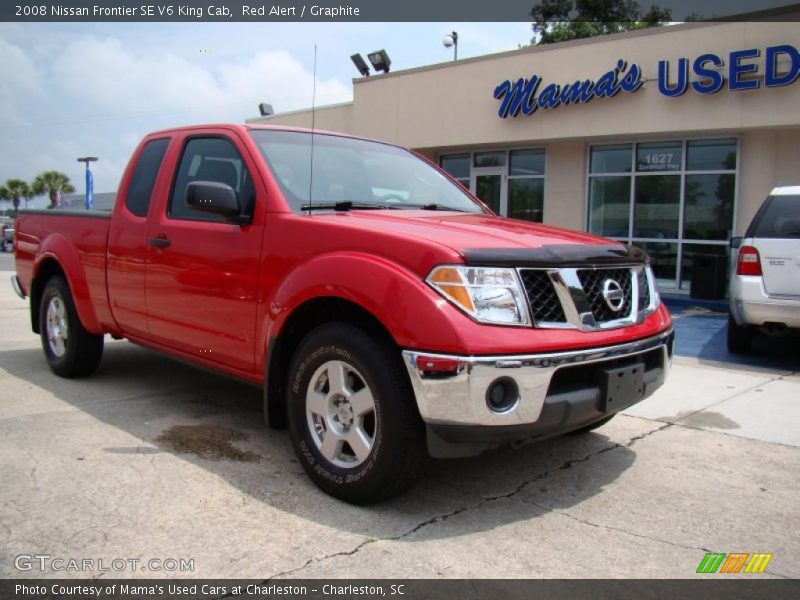 Red Alert / Graphite 2008 Nissan Frontier SE V6 King Cab