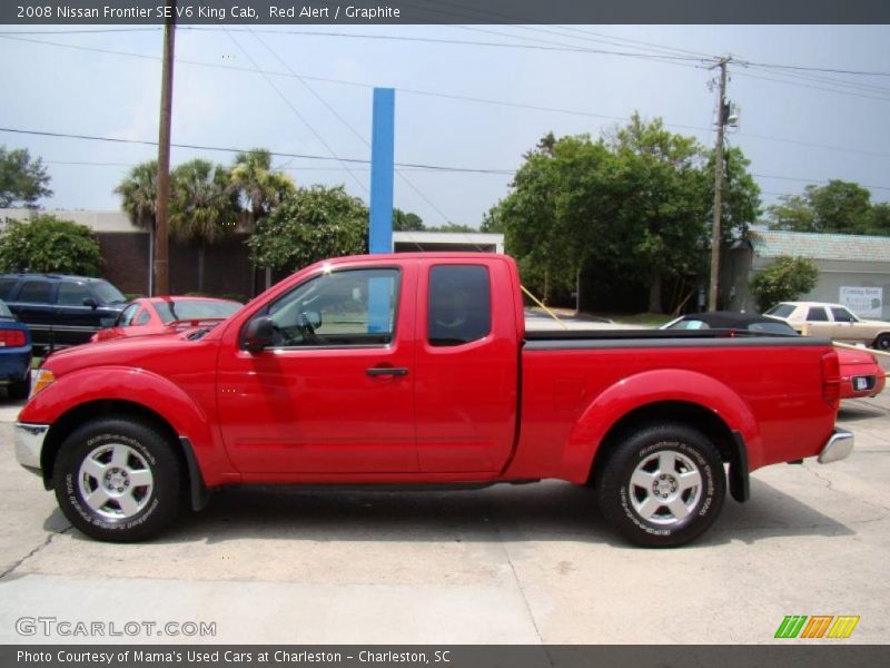 Red Alert / Graphite 2008 Nissan Frontier SE V6 King Cab