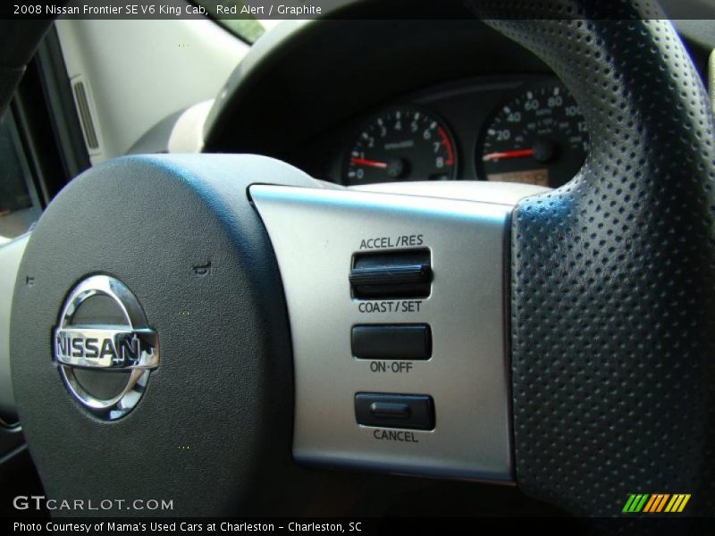 Red Alert / Graphite 2008 Nissan Frontier SE V6 King Cab