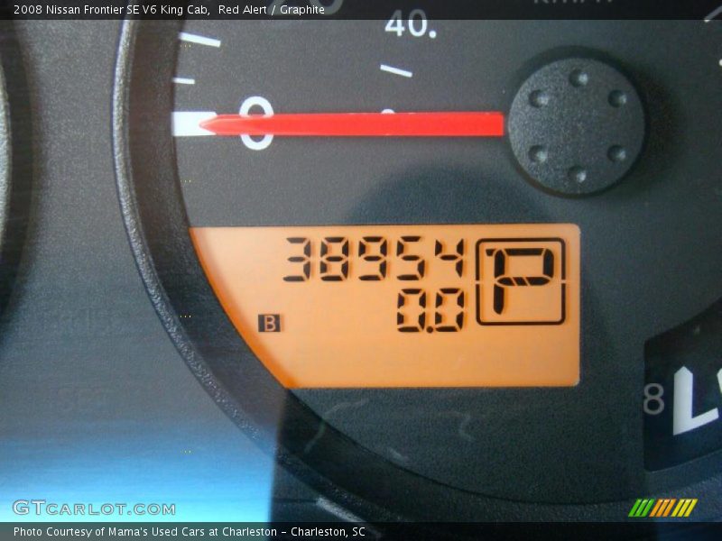 Red Alert / Graphite 2008 Nissan Frontier SE V6 King Cab