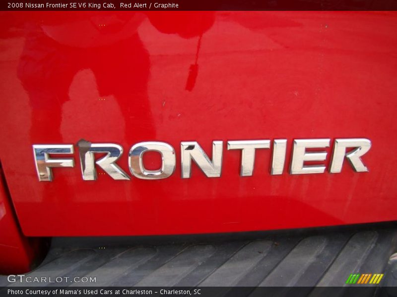 Red Alert / Graphite 2008 Nissan Frontier SE V6 King Cab