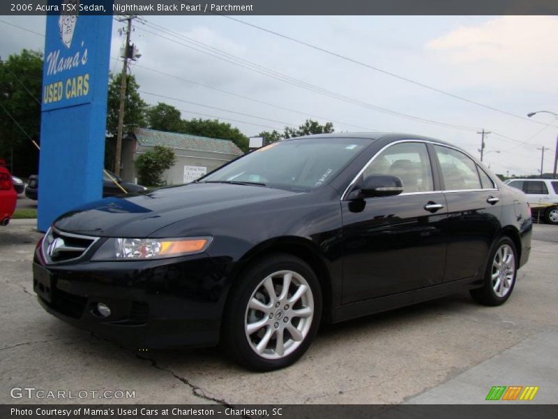 Nighthawk Black Pearl / Parchment 2006 Acura TSX Sedan