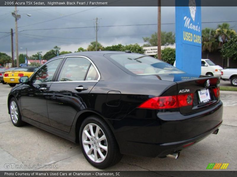 Nighthawk Black Pearl / Parchment 2006 Acura TSX Sedan
