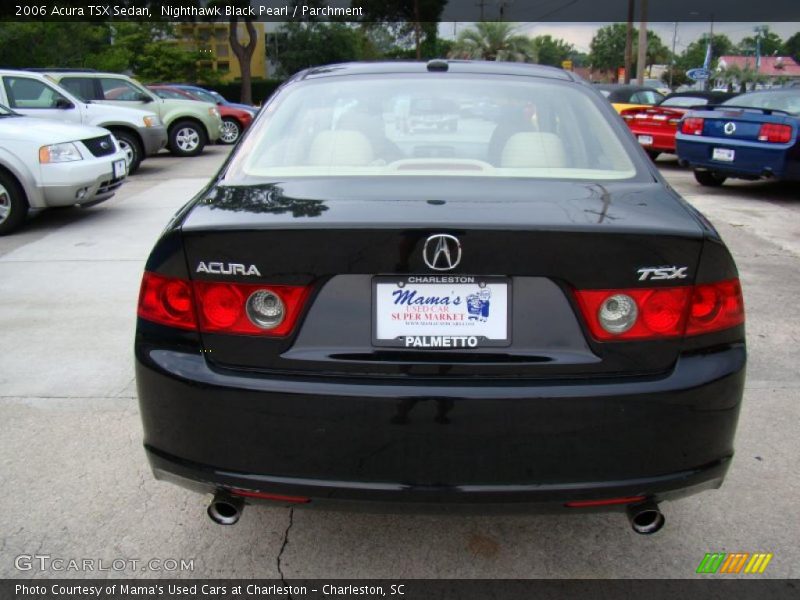 Nighthawk Black Pearl / Parchment 2006 Acura TSX Sedan
