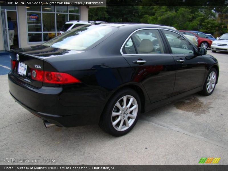 Nighthawk Black Pearl / Parchment 2006 Acura TSX Sedan