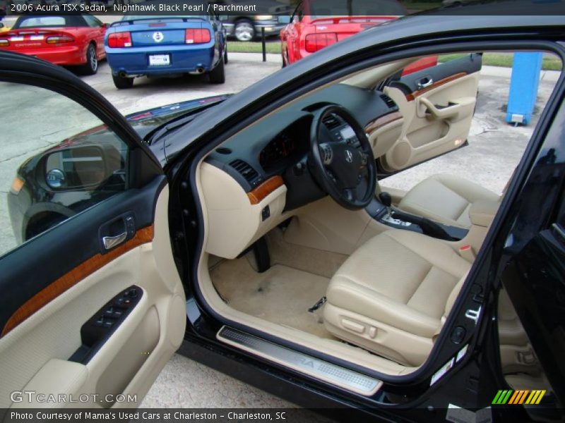 Nighthawk Black Pearl / Parchment 2006 Acura TSX Sedan