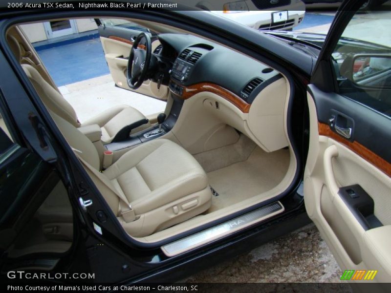 Nighthawk Black Pearl / Parchment 2006 Acura TSX Sedan
