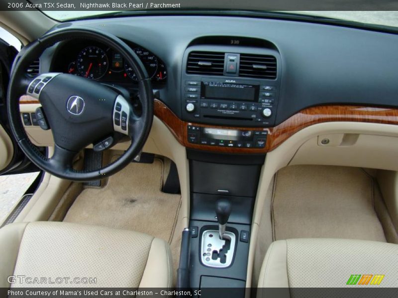 Nighthawk Black Pearl / Parchment 2006 Acura TSX Sedan
