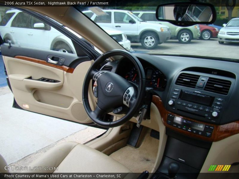 Nighthawk Black Pearl / Parchment 2006 Acura TSX Sedan