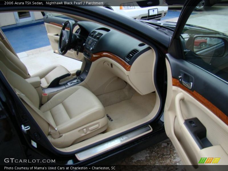 Nighthawk Black Pearl / Parchment 2006 Acura TSX Sedan