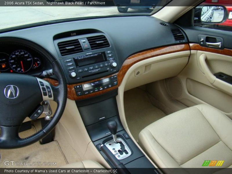 Nighthawk Black Pearl / Parchment 2006 Acura TSX Sedan