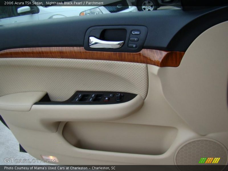Nighthawk Black Pearl / Parchment 2006 Acura TSX Sedan