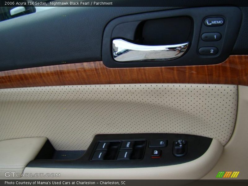 Nighthawk Black Pearl / Parchment 2006 Acura TSX Sedan