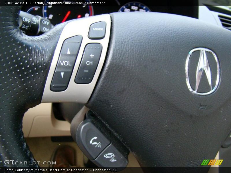 Nighthawk Black Pearl / Parchment 2006 Acura TSX Sedan