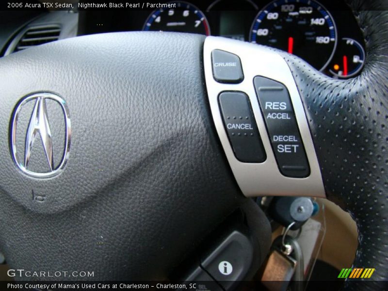Nighthawk Black Pearl / Parchment 2006 Acura TSX Sedan