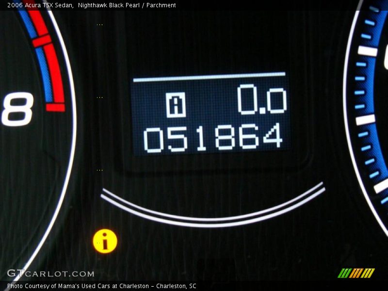 Nighthawk Black Pearl / Parchment 2006 Acura TSX Sedan