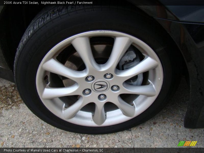 Nighthawk Black Pearl / Parchment 2006 Acura TSX Sedan