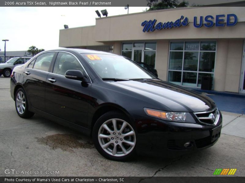 Nighthawk Black Pearl / Parchment 2006 Acura TSX Sedan