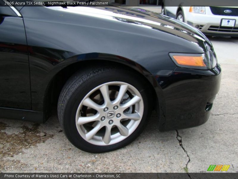 Nighthawk Black Pearl / Parchment 2006 Acura TSX Sedan
