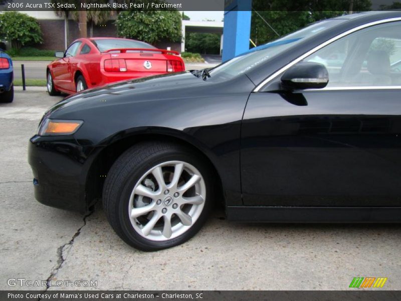 Nighthawk Black Pearl / Parchment 2006 Acura TSX Sedan