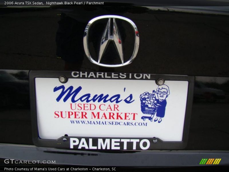 Nighthawk Black Pearl / Parchment 2006 Acura TSX Sedan
