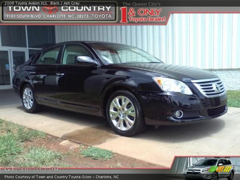Black / Ash Gray 2008 Toyota Avalon XLS