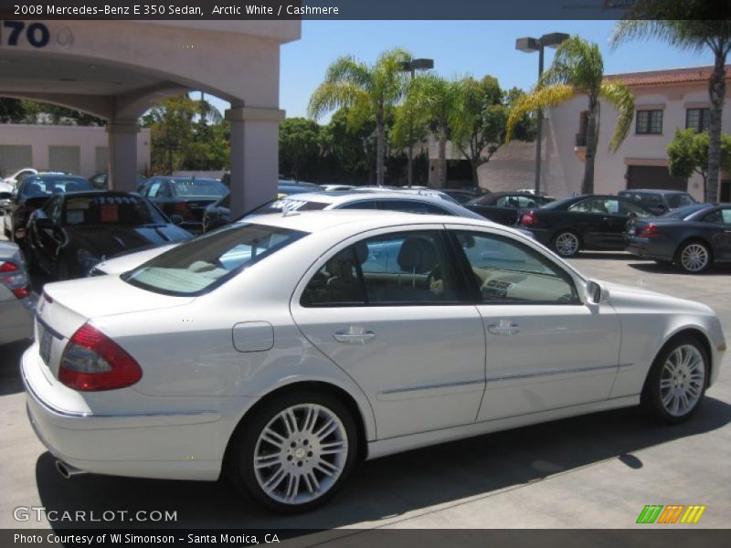 Arctic White / Cashmere 2008 Mercedes-Benz E 350 Sedan