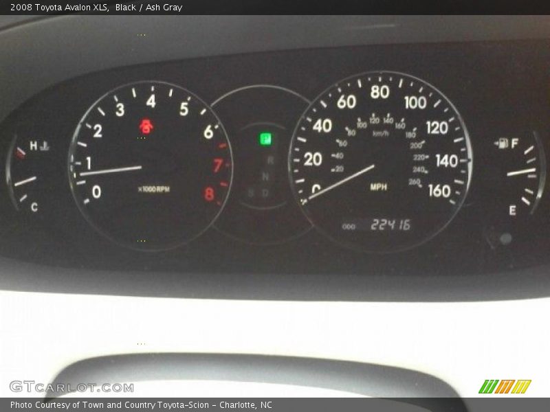 Black / Ash Gray 2008 Toyota Avalon XLS