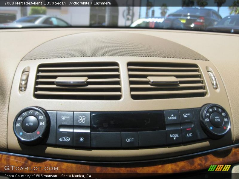 Arctic White / Cashmere 2008 Mercedes-Benz E 350 Sedan