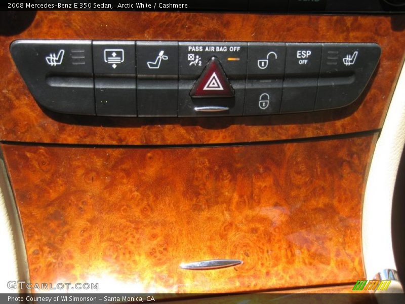 Arctic White / Cashmere 2008 Mercedes-Benz E 350 Sedan