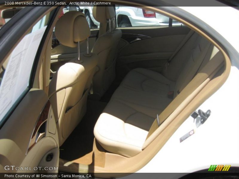 Arctic White / Cashmere 2008 Mercedes-Benz E 350 Sedan