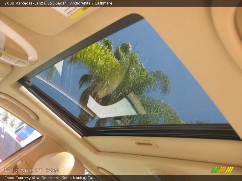 Arctic White / Cashmere 2008 Mercedes-Benz E 350 Sedan