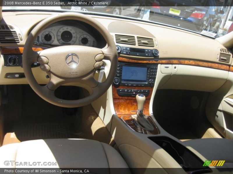 Arctic White / Cashmere 2008 Mercedes-Benz E 350 Sedan
