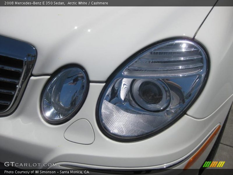 Arctic White / Cashmere 2008 Mercedes-Benz E 350 Sedan