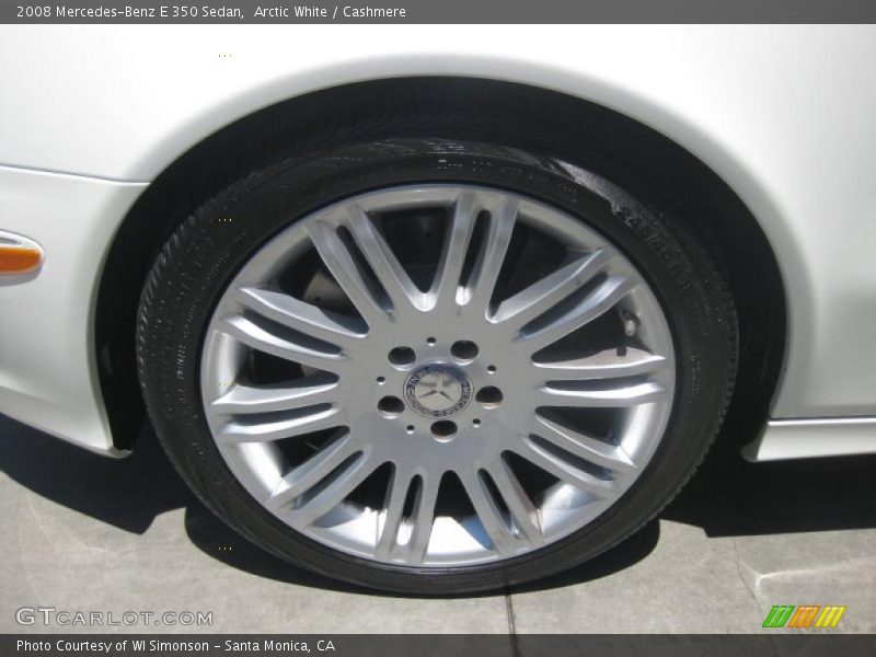 Arctic White / Cashmere 2008 Mercedes-Benz E 350 Sedan