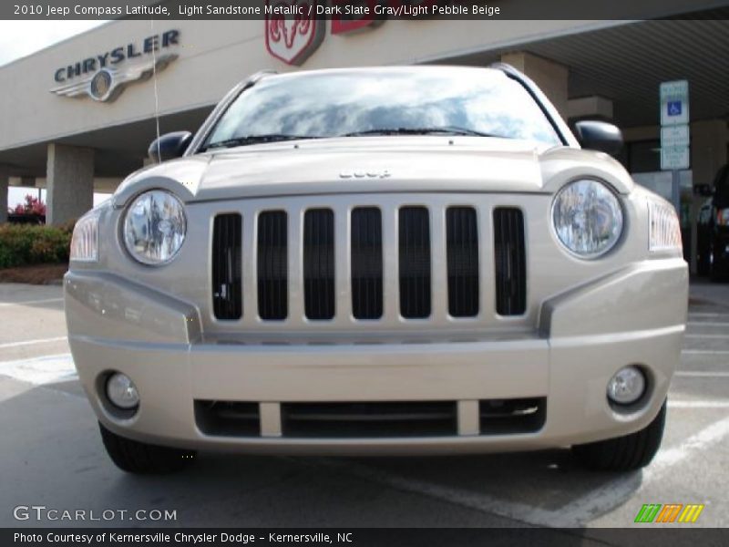Light Sandstone Metallic / Dark Slate Gray/Light Pebble Beige 2010 Jeep Compass Latitude