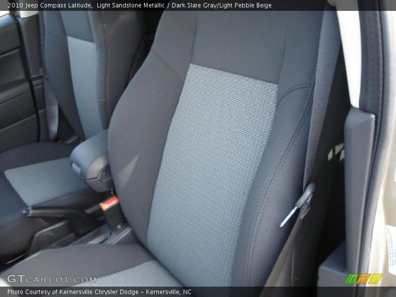 Light Sandstone Metallic / Dark Slate Gray/Light Pebble Beige 2010 Jeep Compass Latitude