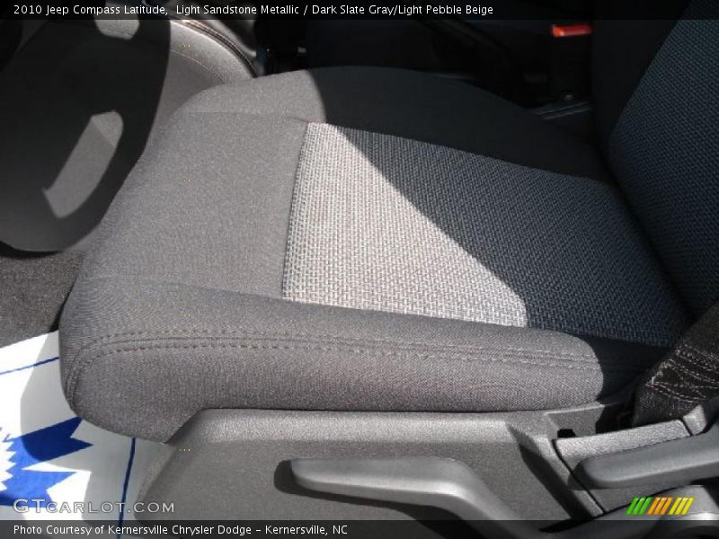 Light Sandstone Metallic / Dark Slate Gray/Light Pebble Beige 2010 Jeep Compass Latitude